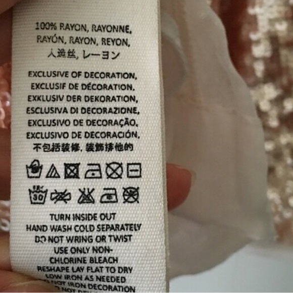 NWT Free People Pink Sequin V Neck STank Top - Picture 8 of 9